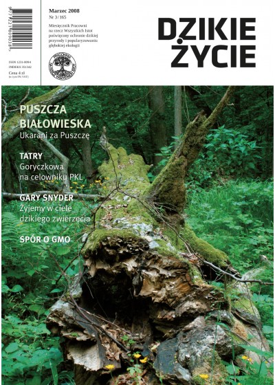 Dzikie Życie 2008, nr 3 (165), marzec