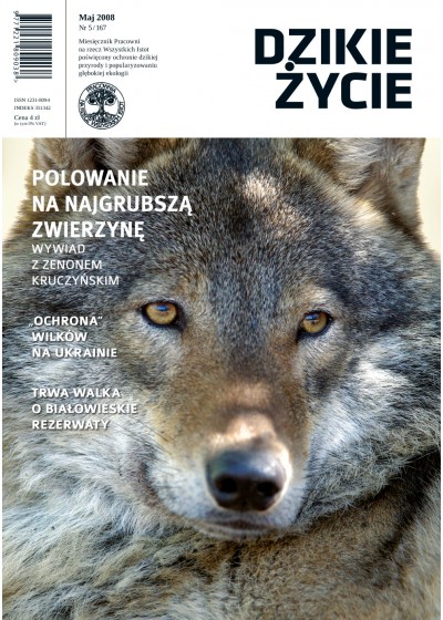Dzikie Życie 2008, nr 5 (167), maj