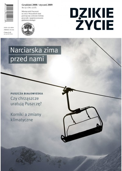 Dzikie Życie 2008-2009, nr 12-1 (174-175), grudzień-styczeń