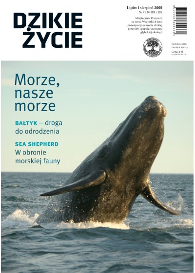 Dzikie Życie 2009, nr 7-8 (181-182), lipiec-sierpień