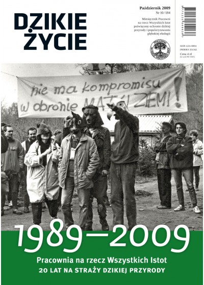 Dzikie Życie 2009, nr 10 (184), październik