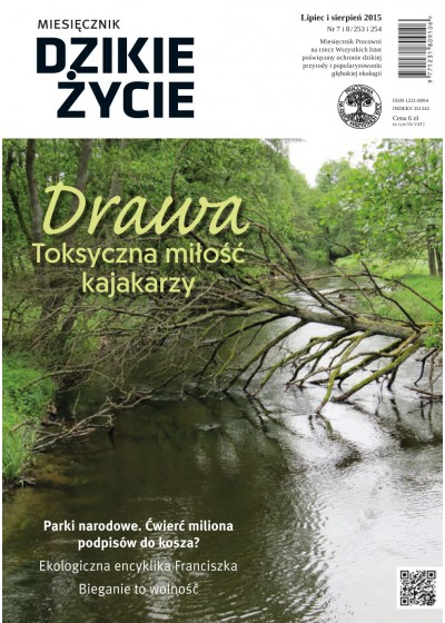 Dzikie Życie 2015, nr 7-8 (253-254), lipiec-sierpień