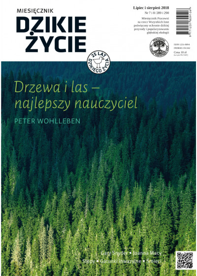 Dzikie Życie 2018, nr 7-8 (289-290) lipiec-sierpień