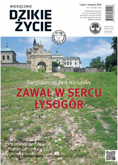 Dzikie Życie 2019, nr 7-8 (301-302) lipiec-sierpień