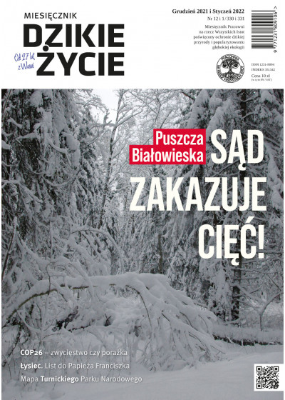 Dzikie Życie 2021-2022, nr 12-1 (330-331) grudzień-styczeń :: epub
