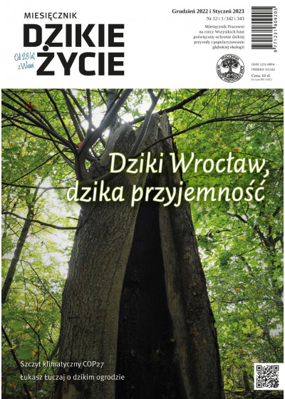 Dzikie Życie 2022-2023, nr 12-1 (342-343) grudzień-styczeń