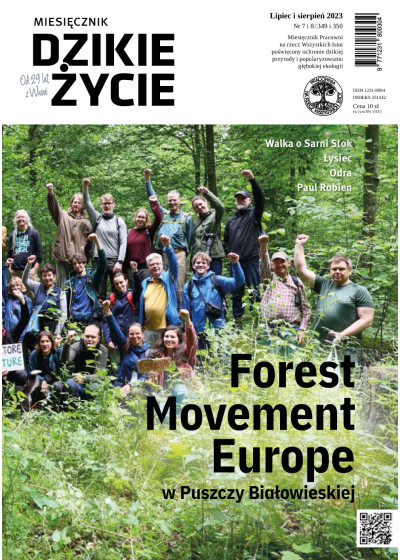 Dzikie Życie 2023, nr 7-8 (349-350) lipiec-sierpień