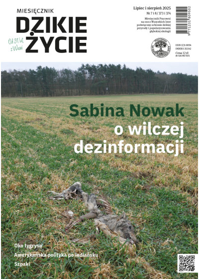 Dzikie Życie 2025, nr 7-8 (373-374) lipiec-sierpień :: epub